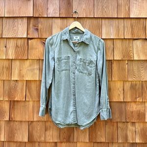 Sage Button Up